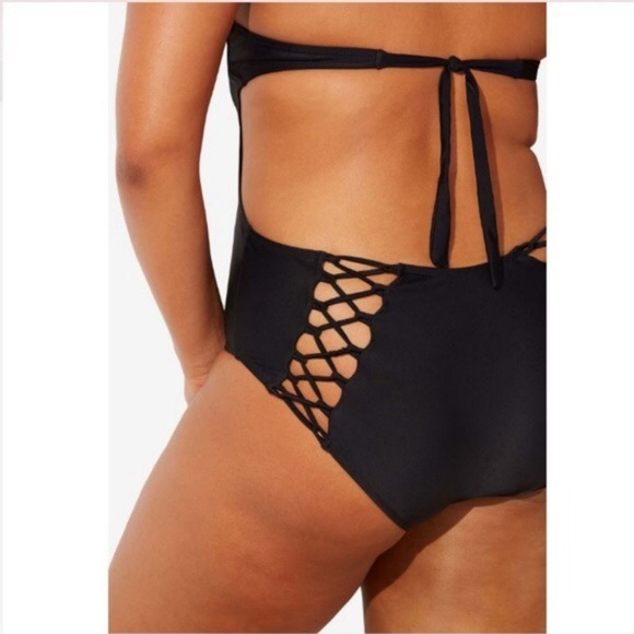 Ashley Graham X Swimsuits For All NWT Lace-Up, 4 - Picture 6 of 9